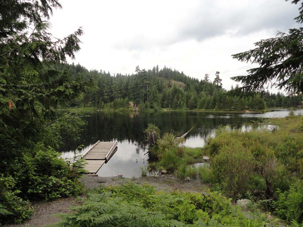 Wood Lake Campground view of the lake